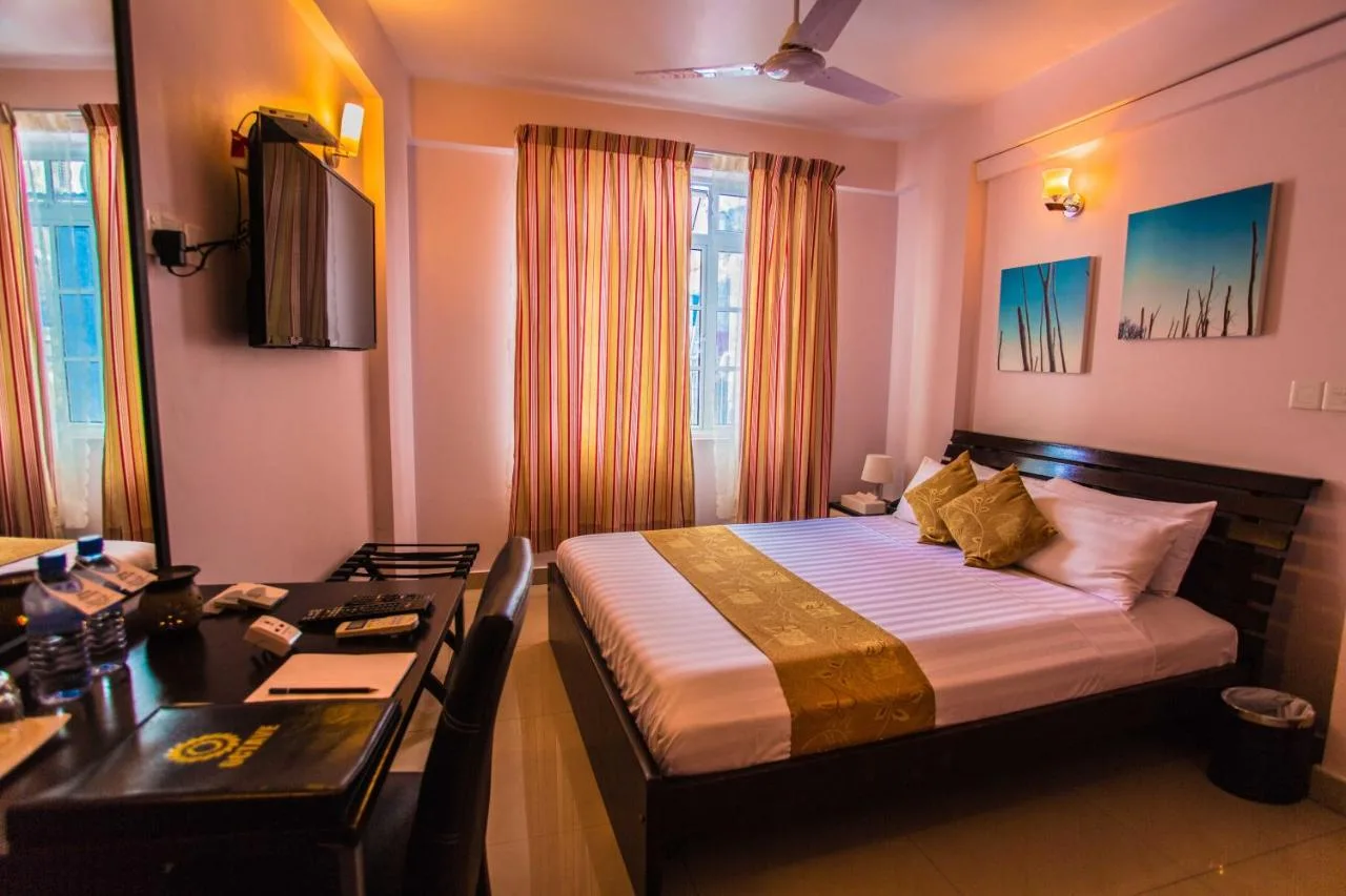 Experience modern comfort at Hotel Octave Malé. This stylish hotel boasts spacious rooms and a rooftop restaurant with panoramic city views.