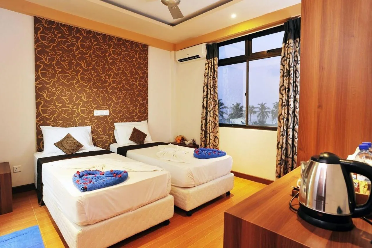 Enjoy a convenient and affordable stay Hotel Ui Inn, Hulhumalé. Explore the nearby beaches and cafes, or take a short ferry ride to experience the cultural and historical offerings of Malé.