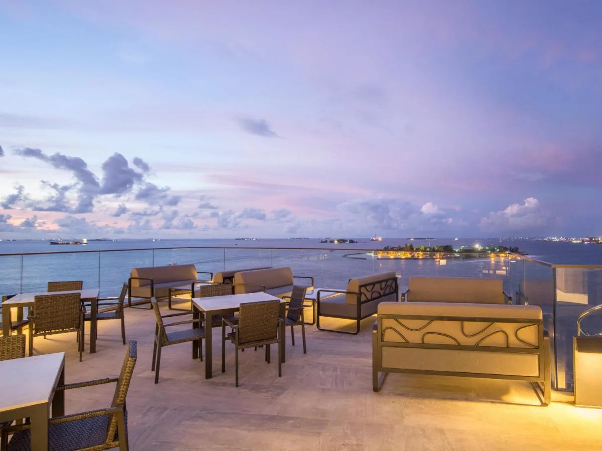 Maagiri Hotel is an elegant hotel with ocean views, fine dining, and convenient location near the ferry terminal.