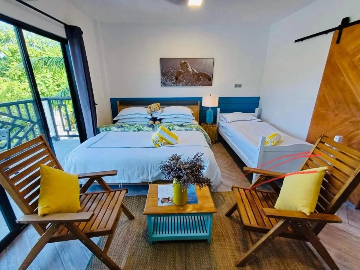 Experience beachfront bliss at Palms Retreat. This guest house offers comfortable rooms with a private entrance for added convenience.