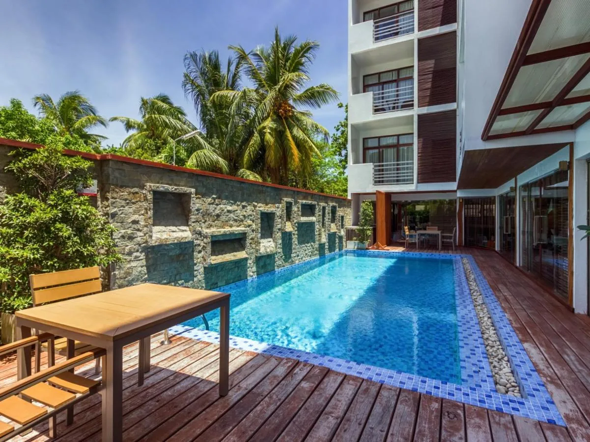 Offering an indoor pool and a restaurant, Plumeria Maldives is located in Vaavu Atoll Thinadhoo. Free WiFi access is available.