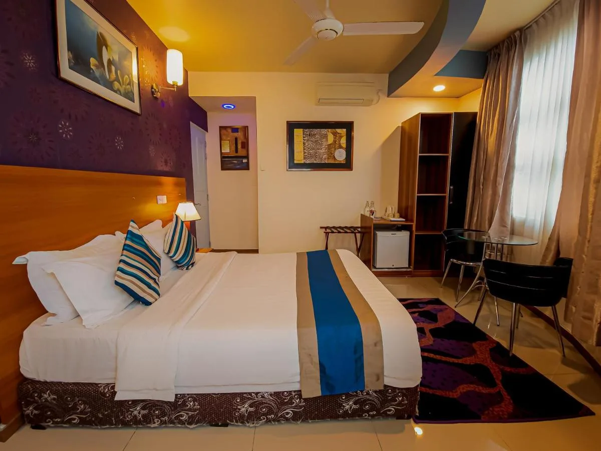 Enjoy stunning ocean views from UMET Seaview Hotel. This hotel boasts comfortable rooms and a convenient location close to the ferry terminal, perfect for exploring Malé and venturing to other islands.