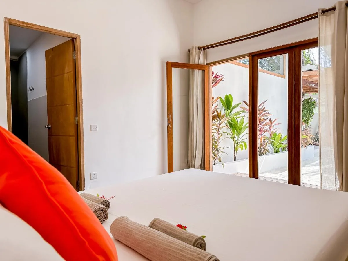 Experience Maldivian charm at Villa Kudì. This minimalist guest house offers comfortable rooms and an informal restaurant serving delicious local cuisine.